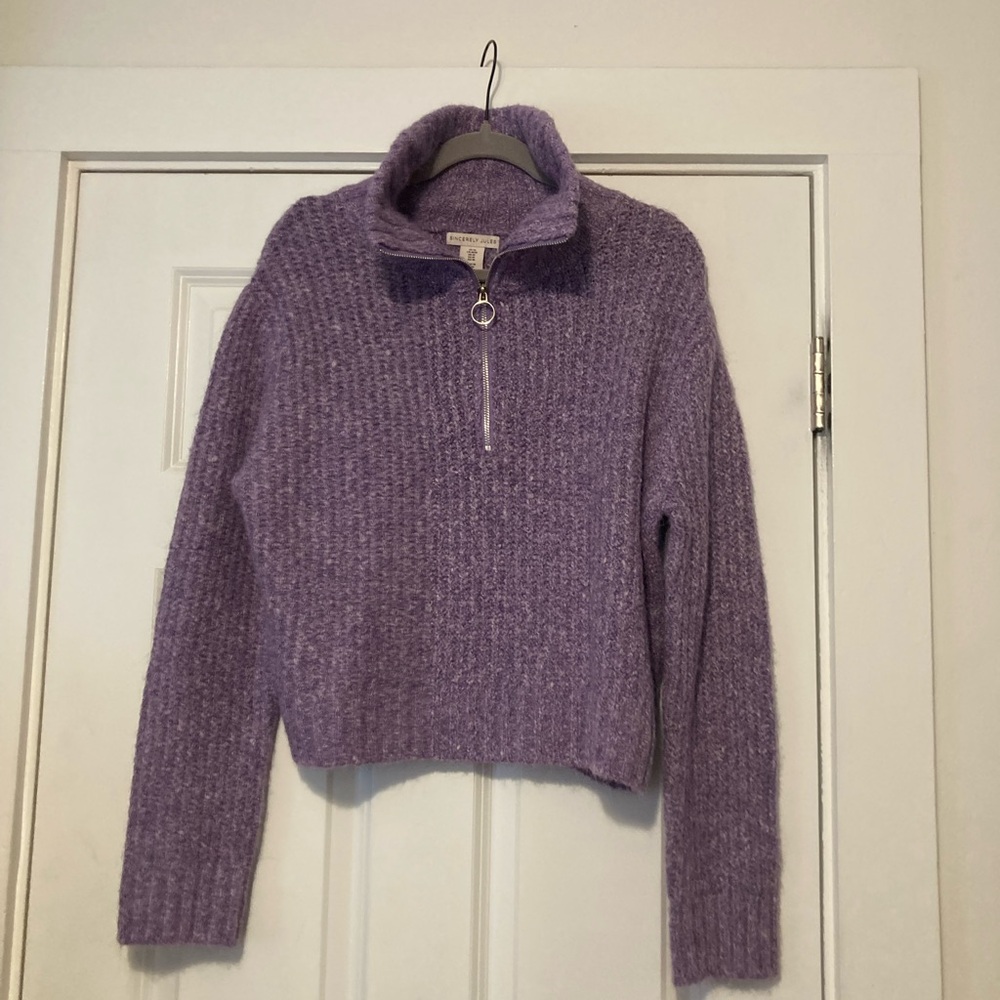 Purple sweater